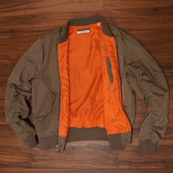 Pacsun Green Bomber Jacket | Size: XL - Picture 2 of 4
